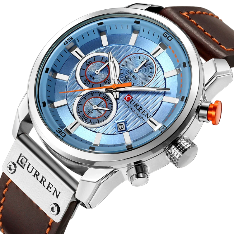 Men's Luxury Chronograph Sport Watch with Date Display