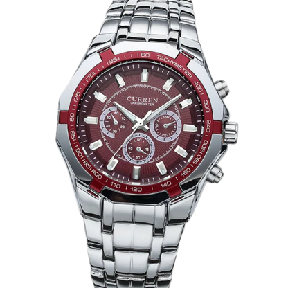 CURREN Men's Luxury Waterproof Steel Quartz Military Sport Watch