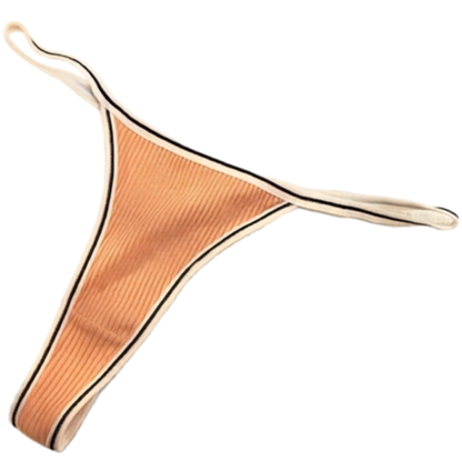 Women’s Cotton Thong Panties Low Waist Seamless Sports T-Pants