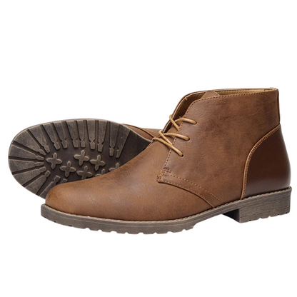 Vintage Casual Leather Ankle Retro American Men’s Desert Boots