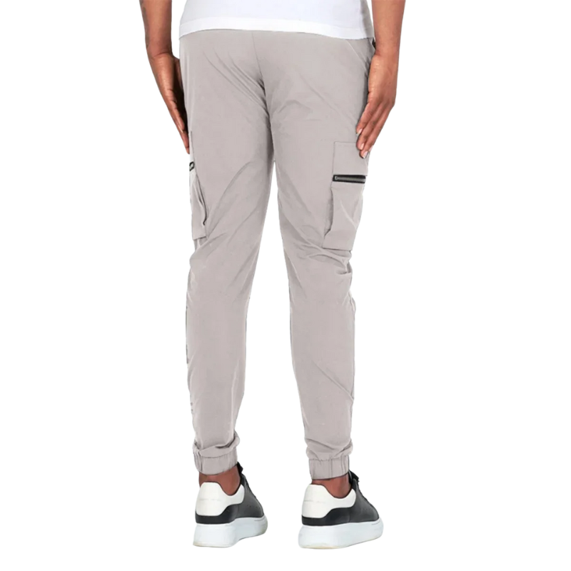 Slim Fit, All-Season Men's Mid-Waist Casual Sport Trousers
