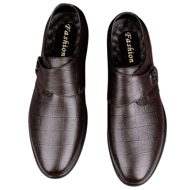 Luxury Designer Style, Spring Men’s Round Toe Formal Dress Shoes