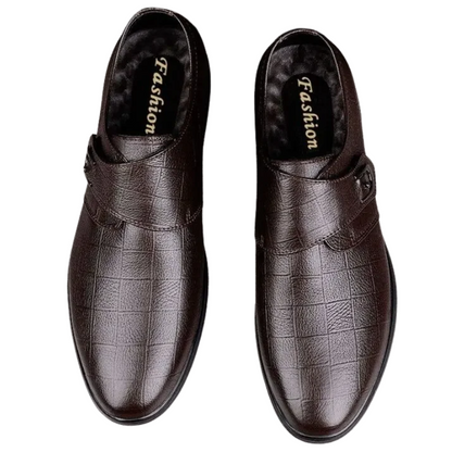 Luxury Designer Style, Spring Men’s Round Toe Formal Dress Shoes