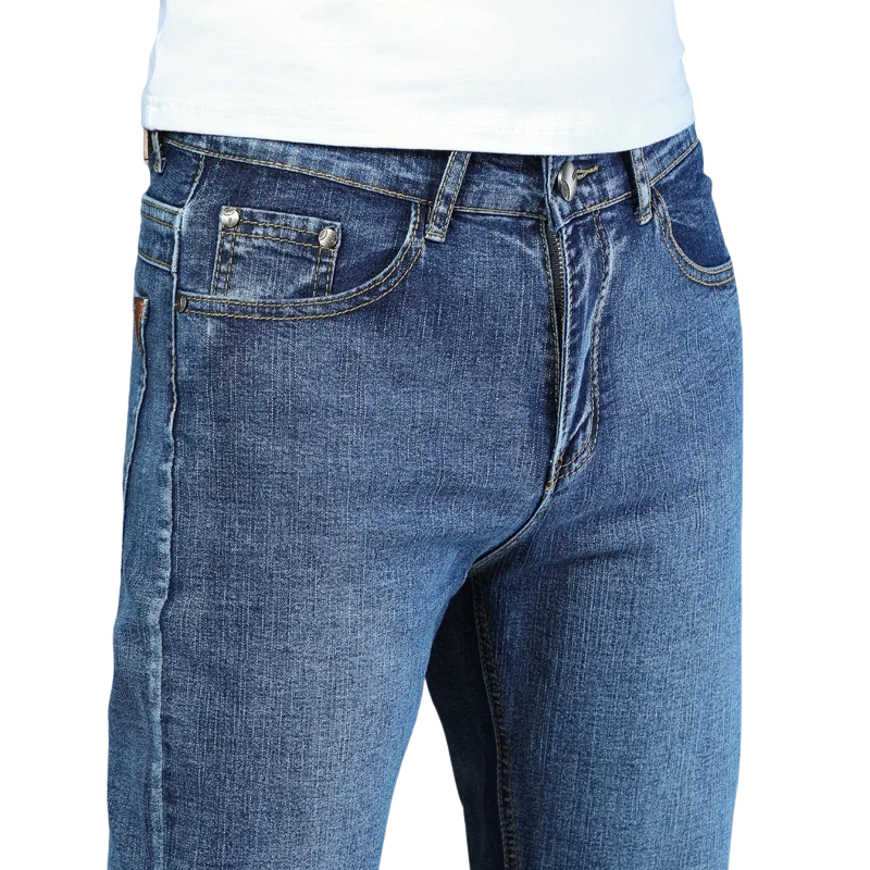 Timeless Casual Style Men’s Ripped Straight Leg Jeans