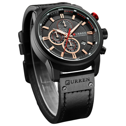 Men's Luxury Chronograph Sport Watch with Date Display