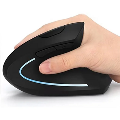 Ergonomic Vertical Wireless Mouse, 6-Button Right-Hand PC Mouse