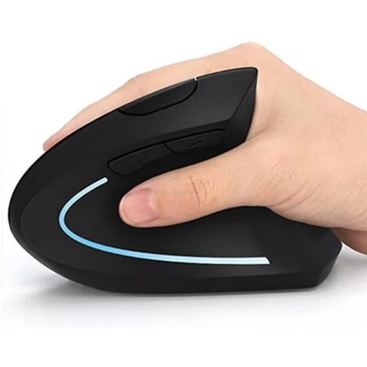 Ergonomic Vertical Wireless Mouse, 6-Button Right-Hand PC Mouse
