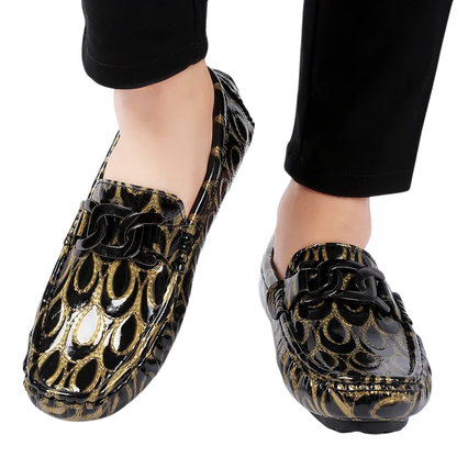 Comfort Casual Driving Shoes Handmade PU Leather Men's Loafers