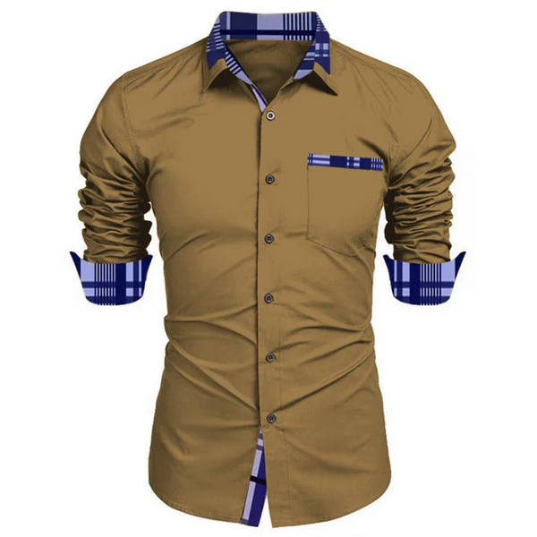 Men’s Non-Iron Wrinkle-Free Business Casual Top Formal Shirt