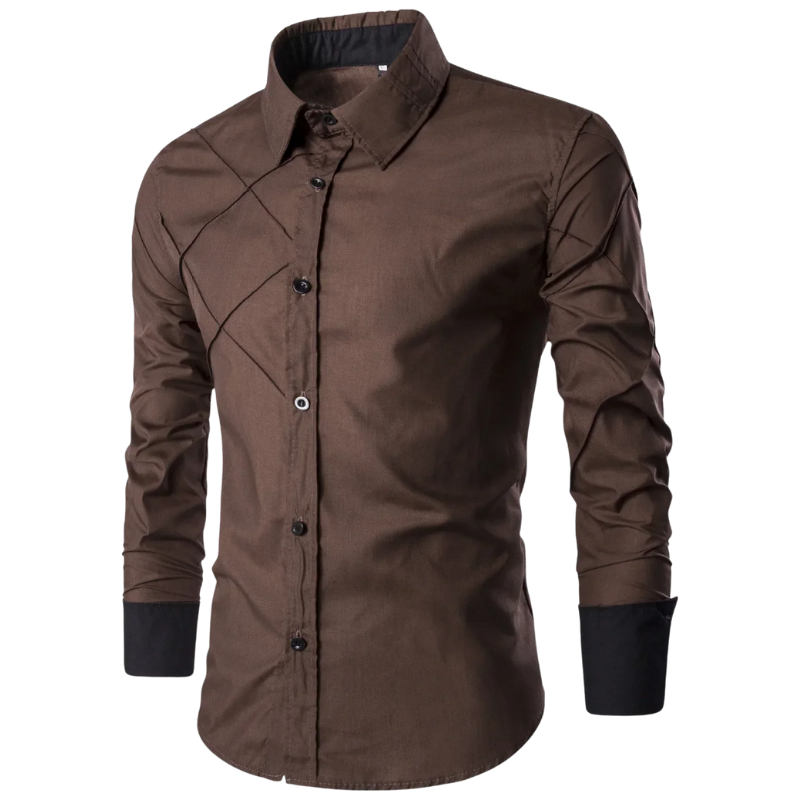 Classic Casual & Formal Style Men’s Cotton Long Sleeve Shirt