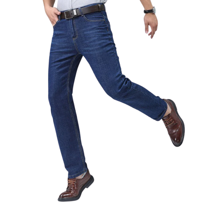 Blue Denim Men’s Stretch Slim fit Straight Jeans