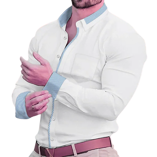 Fashionable Hawaiian Men's Cardigan Shirt  Single Breasted