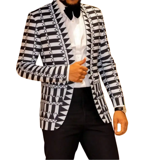 Casual Business Coat Men’s Slim Fit Notched Blazer