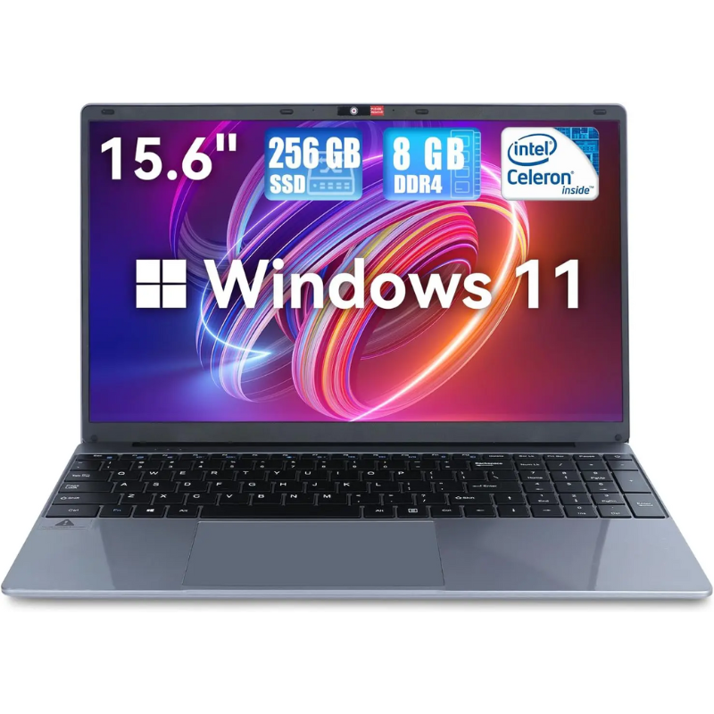 15.6" Windows 11 Laptop, Intel N5095, 8GB RAM, 256GB SSD
