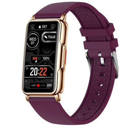 Unisex Classic Waterproof Smartwatch with Heart & Oxygen Monitor