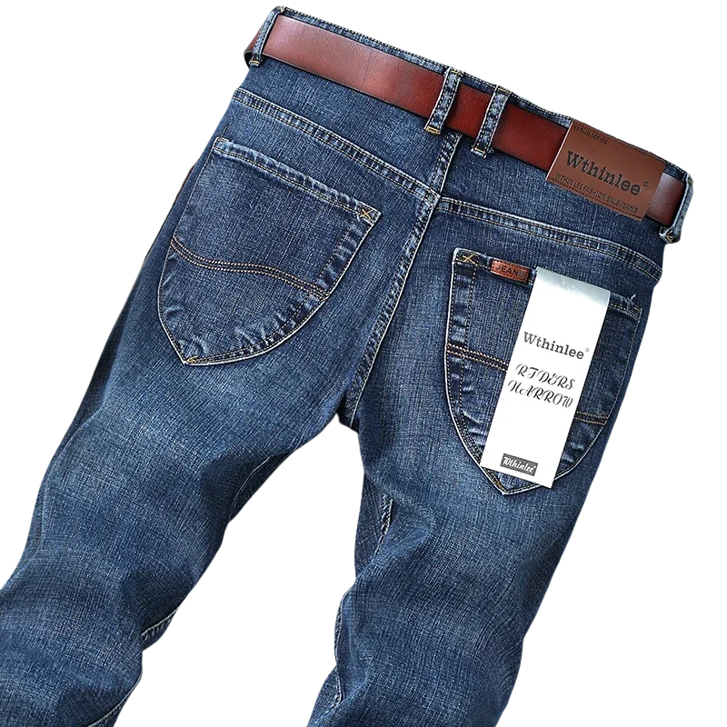 Timeless Casual Style Men’s Ripped Straight Leg Jeans