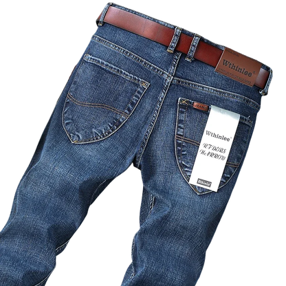 Timeless Casual Style Men’s Ripped Straight Leg Jeans