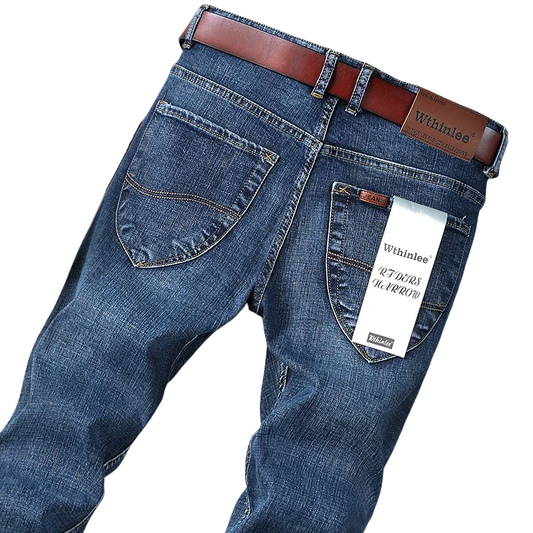 Timeless Casual Style Men’s Ripped Straight Leg Jeans