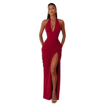 Sleeveless V-Neck Bodycon Dress