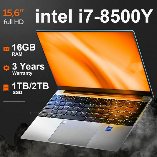 15.6" i7 Laptop 16GB Win11 Fingerprint Gaming Notebook
