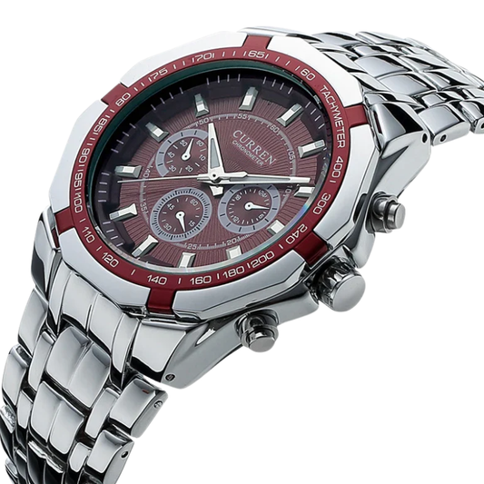 CURREN Men's Luxury Waterproof Steel Quartz Military Sport Watch