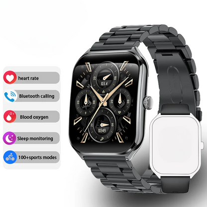 Ultra-Thin 1.96" AMOLED Smartwatch with HD Display & Call Alerts