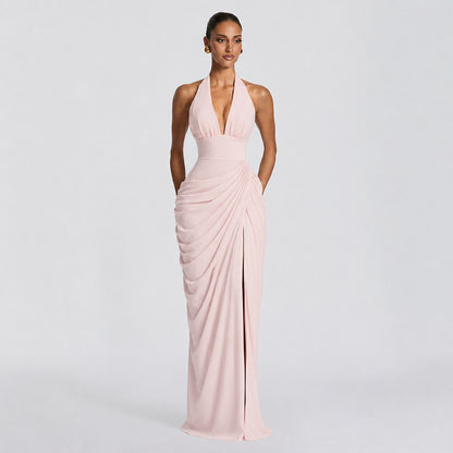 Sleeveless V-Neck Bodycon Dress