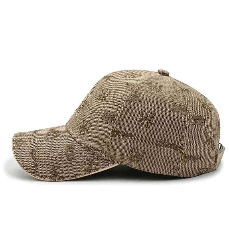 Unisex Embroidered Baseball Cap for Spring & Autumn Outdoor Wear