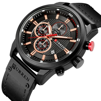 Men's Luxury Chronograph Sport Watch with Date Display