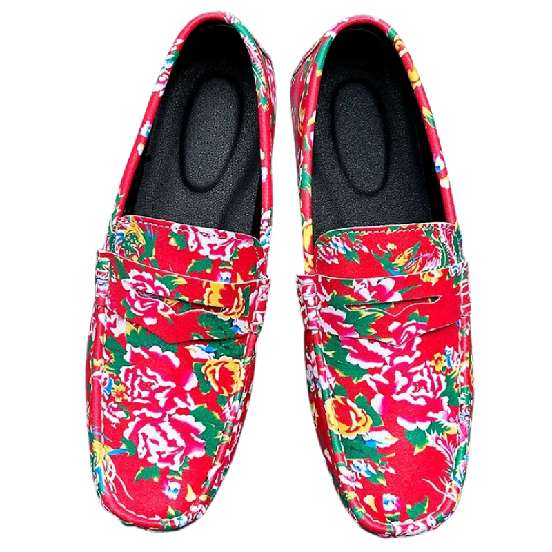 Luxury Comfy Slip-On Moccasins Handmade Leather Loafers for Men