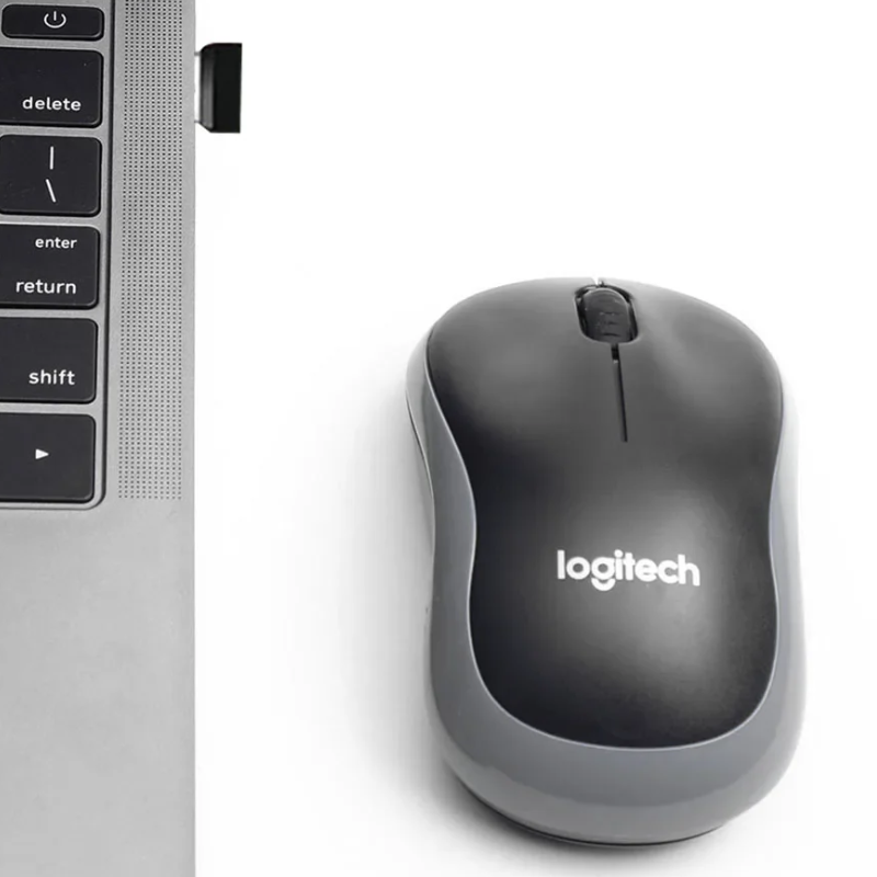 Logitech M185 Wireless Mouse 2.4GHz USB Optical for Mac/Windows