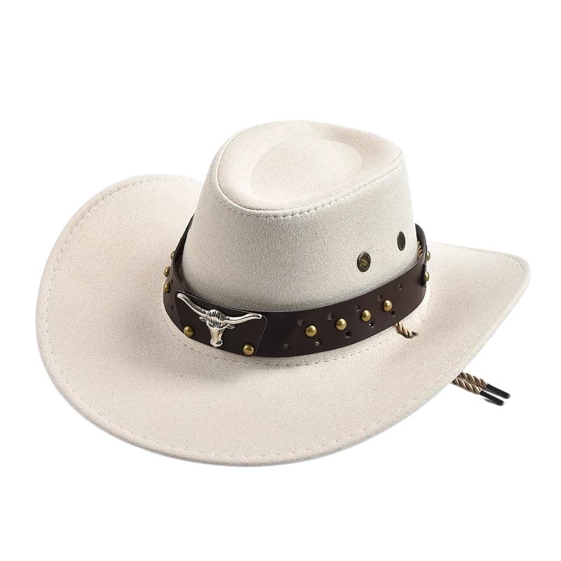 Vintage Artificial Suede Western Cowboy Jazz Hat