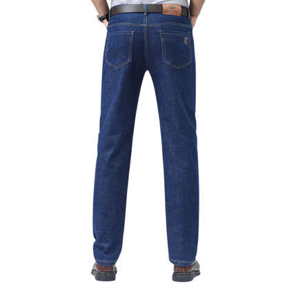 Blue Denim Men’s Stretch Slim fit Straight Jeans