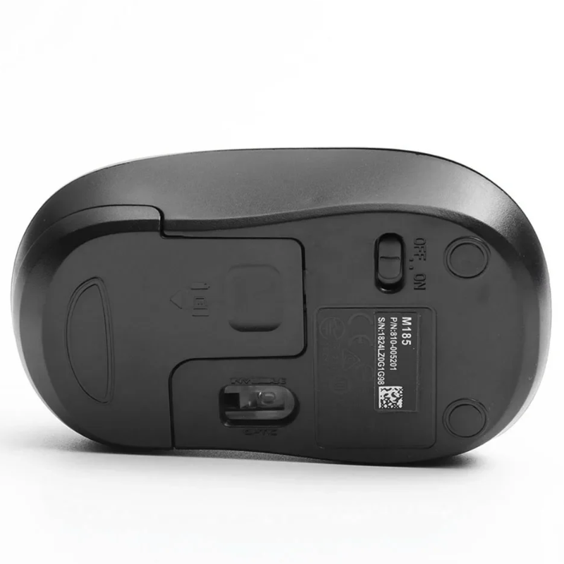 Logitech M185 Wireless Mouse 2.4GHz USB Optical for Mac/Windows