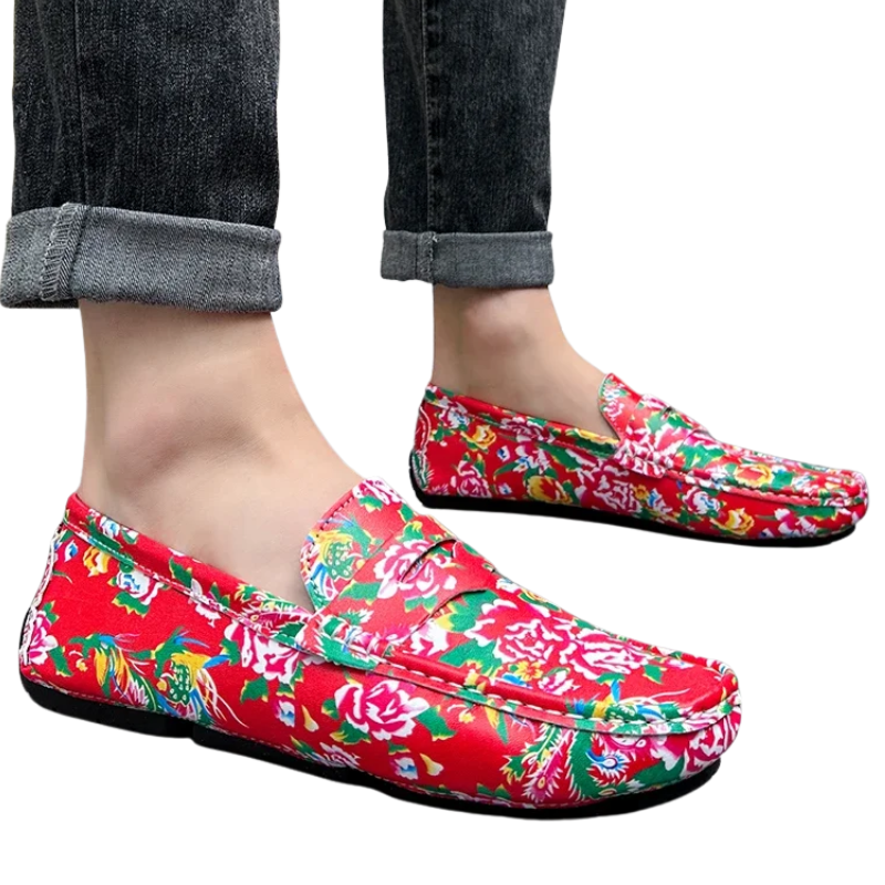 Luxury Comfy Slip-On Moccasins Handmade Leather Loafers for Men