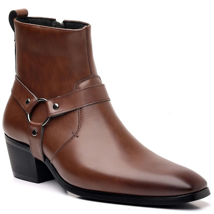 Elegant & Comfy Waterproof Retro Leather Chelsea Boots for Men