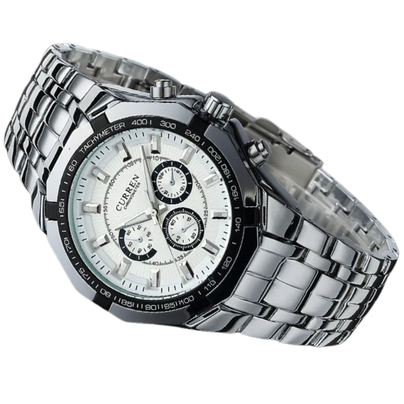 CURREN Men's Luxury Waterproof Steel Quartz Military Sport Watch