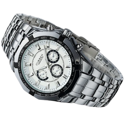 CURREN Men's Luxury Waterproof Steel Quartz Military Sport Watch