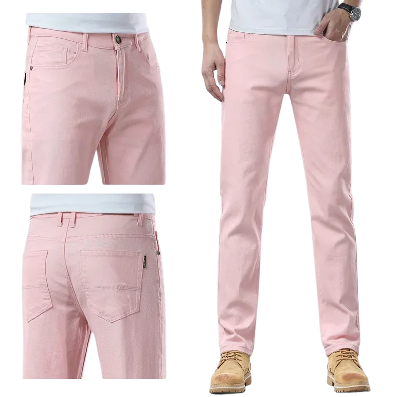 Men’s Slim Fit Cotton Business Pants