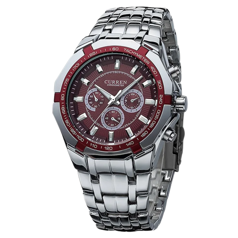 CURREN Men's Luxury Waterproof Steel Quartz Military Sport Watch