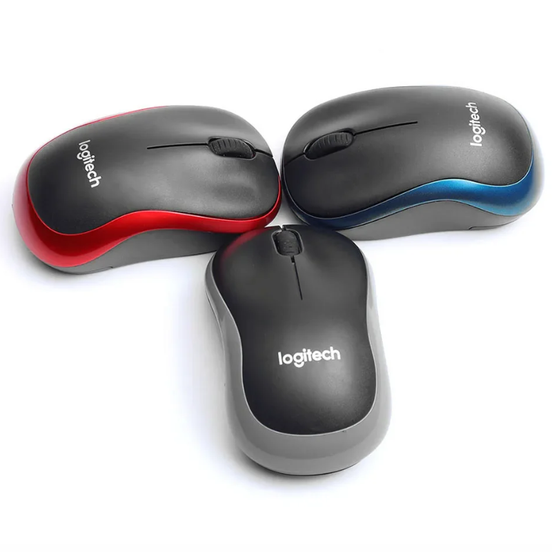 Logitech M185 Wireless Mouse 2.4GHz USB Optical for Mac/Windows