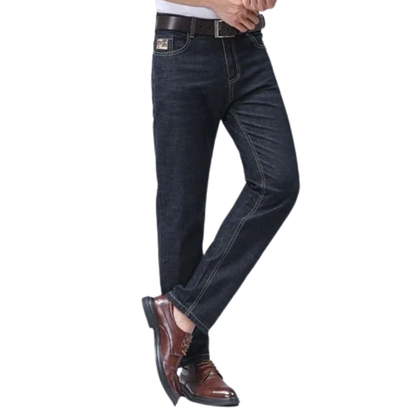 Blue Denim Men’s Stretch Slim fit Straight Jeans