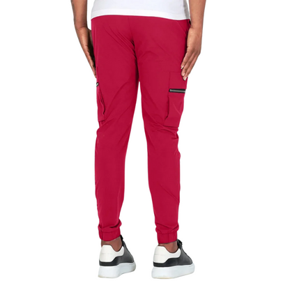 Slim Fit, All-Season Men's Mid-Waist Casual Sport Trousers