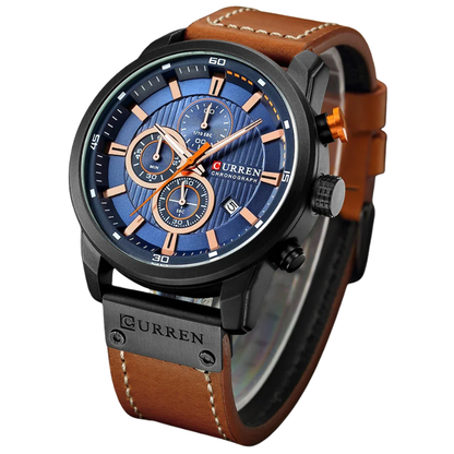Men's Luxury Chronograph Sport Watch with Date Display