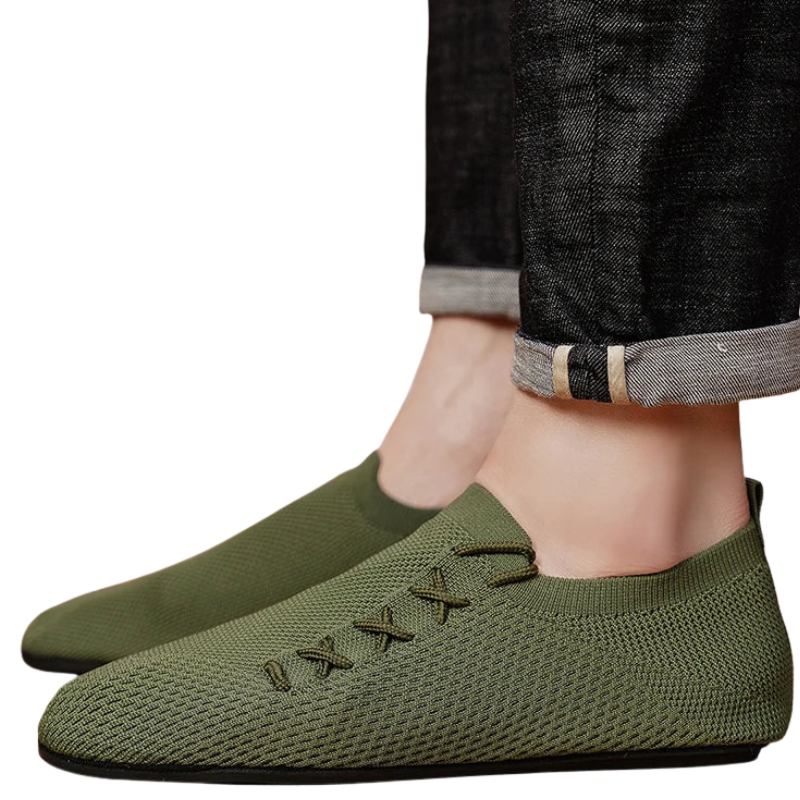 Breathable Mesh Summer Anti-Slip Driving Loafers for Men