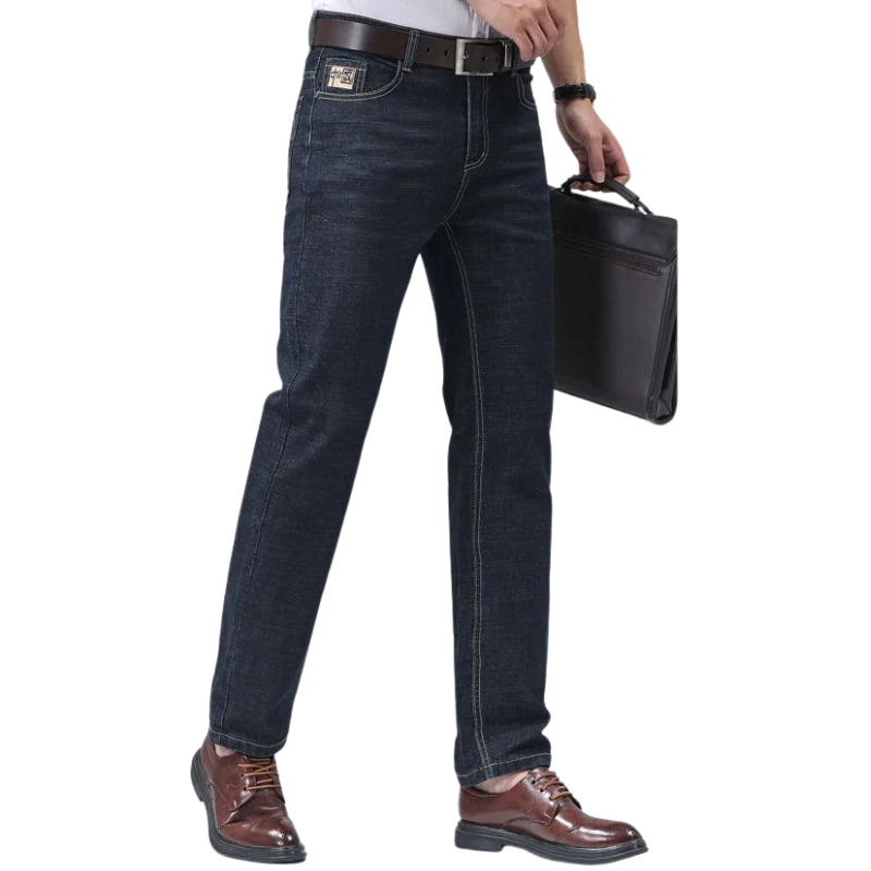 Blue Denim Men’s Stretch Slim fit Straight Jeans