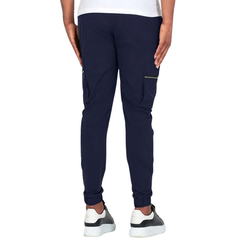 Slim Fit, All-Season Men's Mid-Waist Casual Sport Trousers