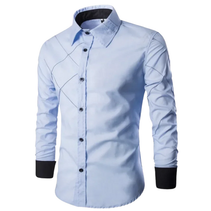 Classic Casual & Formal Style Men’s Cotton Long Sleeve Shirt