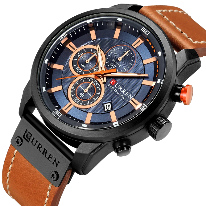 Men's Luxury Chronograph Sport Watch with Date Display