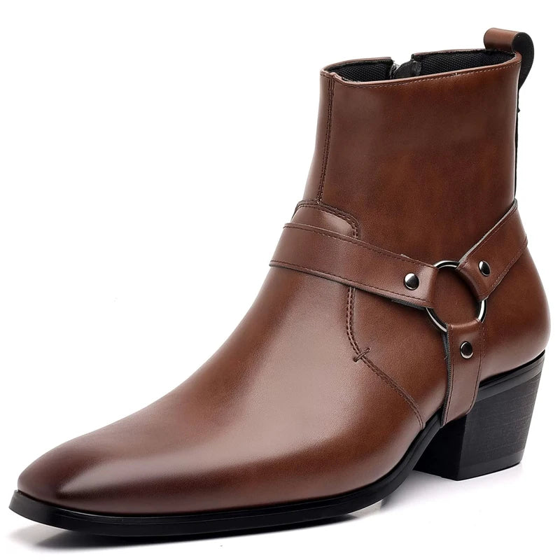 Elegant & Comfy Waterproof Retro Leather Chelsea Boots for Men